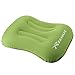 Reehut Ultralight Camping Pillow / Inflatable Air Pillow for Neck & Lumbar, Sleep in Comfort while Camp, Backpacking & Travel (Green)