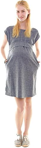 MOTHERCOT Cotton Office Maternity Dress M