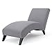 Swanson Grey Fabric Chaise Lounge