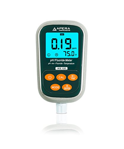 WS100 Fluoride/pH Portable Meter Kit with 3-in-1 Fluoride Probe
