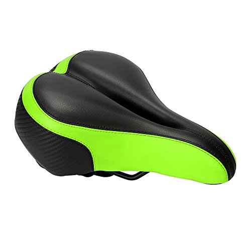 image for Inofia Bike Seat Comfort Bicycle Saddle, GEL Memory Foam, Dual Shock A