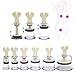Vacuum Cupping Multi-Functional Rotary Magnetic Therapy Cupping Massage Device Magnetic Therapy Cupping Device Physiotherapy Cupping (8 Pcs)