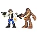 Playskool Heroes Star Wars Galactic Heroes Han Solo and Chewbacca
