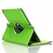 AiSMei Case for 9.7-Inch iPad 5th (2017)/ iPad 6th (2018)/ iPad Air (2015), Rotating Protective Case Cover w/Auto Wake/Sleep Function,Green