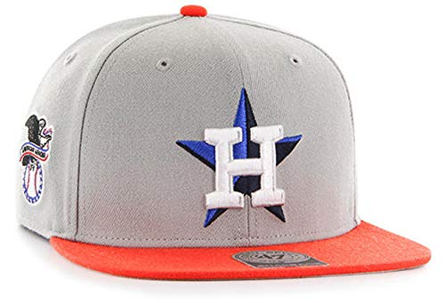 '47 Brand- Exclusive – MLB Houston Astros Snapback Gray/Orange Size: OSFM Adjustable