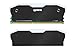 Memory RAM Black Cooler Heat Sink Cooling Vest Fin Radiation Dissipate for DIY PC Game Overclocking MOD DDR DDR3 DDR4,2-Pack(MBK5-2)