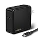 USB IF Certified 65W USB C PD Charger Type C Wall Charger Power Delivery for Laptop MacBook Pro,Pixel 3 2/XL PixelBook Galaxy S9 S9 Plus S8 Nintendo Switch Chromebook Charger(USB-C Cable Included)