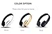 Bluetooth Headphones, MARSEE Bluetooth 4.1 High Fidelity Wireless Over-Ear Headphones for Smart Phones & Tablets(Black)