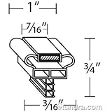 Delfield 1702623 Gasket, 24 3/4 in. x 27 1/2 in. Blue