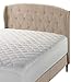 The Grand Hotel Collection Queen Size Mattress Pad - Thin, Lightweight, and Breathable Mattress Pad - Ideal for Hot Sleepers & Plush Mattresses - Deep Pocket Fits up to 18
