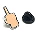 PinMaze Middle Finger - Flipping The Bird - Rude Finger Enamel Pin Small