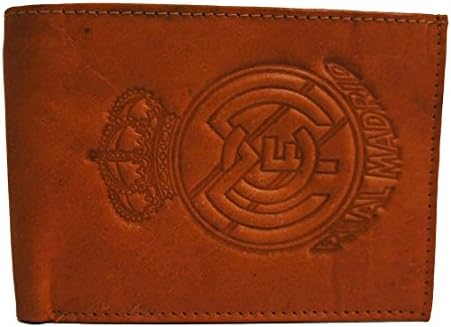 Real Madrid Leather Wallet (Cognac)