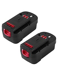 Munikind HPB18 3.0Ah Ni-Mh reemplazo de batería negra y decker 18V HPB18-OPE 244760-00 A1718 FS18FL FSB18 Firestorm Herramientas de alimentación inalámbricas