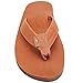 Rainbow Sandals Men's Premier Leather Double Layer with Arch Wide Strap, Mocha, Men's Large / 9.5-10.5 D(M) US