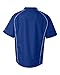 Rawlings Adult Quarter-Zip Short Sleeve Dobby Jacket With Piping (Royal) (2X)