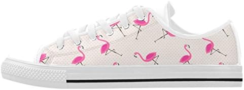 Flamingo Casual Women's Action Leather Low-Top Fashion Sneakers Shoes
