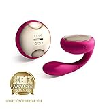 LELO Ida The World's First Rotating and Vibrating Remote-Controlled Couples' Vibrator, Cerise