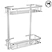 TIANG-Aluminium Two Tier Wall Hanging Rectangle Bathroom Shelf