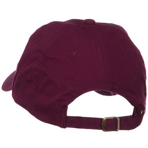Low Profile Light Weight Brushed Cap - Maroon OSFM