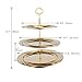 Cake Stand Fruit Tray Stainless Steel Fruits Desserts Candy Cookies Buffet Plates Serving Tray Cupcake Stand for Wedding, Birthday Party & Tea Party Gift Family Dinner Christmas Decoration