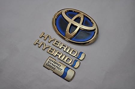 Amazon Nhp170 シエンタハイブリッド ゴールドエンブレム リア4点set 純正 メッキ カラーメッキ セット 単品 車 車パーツ カーパーツ 高品質 エンブレム 車 バイク