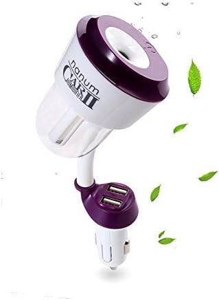 SHANG MEDING Ultrasonic Car Air Humidifier and Aromatherapy Essential Oil Diffuser with Dual USB Charger Socket