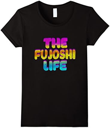 Womens The fujoshi life shirt Medium Black