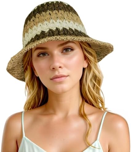 Eddie Bauer Packable Straw Hat L/XL Wide Brim Sun Hat Floppy Travel Beach NWT Eddie Bauer Packable Straw Hat - Wide Brim at Hamilton Place  main image 2