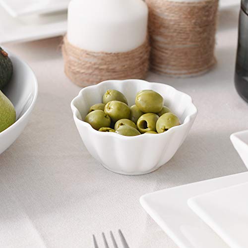 3 Porcelain+Ramekins+Serving+Souffle+Dipping