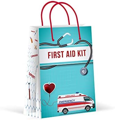 Premium Medical Supplies Party Bags, Doctor Party Favor Bags, Treat Bags, Nurse Gift Bags, Goody Bags, Party Favors, Party Supplies, Decorations, 12 Pack Premium Medical Supplies Party Bags, Doctor Party Favor Bags, Treat Bags, Nurse Gift Bags, Goody Bags, Party Favors, Party Supplies, Decorations, 12 Pack