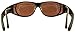 Ideal Eyewear Sun Shield Blue Blocking Fit Over Sunglasses HD Copper Lenses - Wear Over Glasses - Wrap Around (Black Frame, Medium)