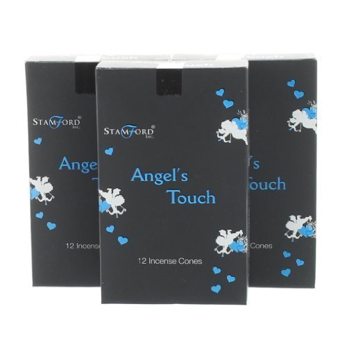 3 Packs of Stamford Black Range Incense Cones - Angels Touch — image 1