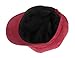 La Vogue Newsboy Cabbie Beret Cap for Women Beret Visor Bill Hat Red
