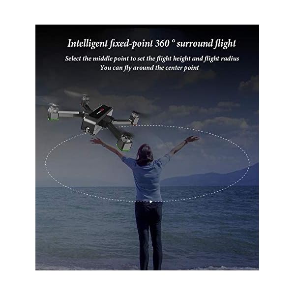 YOLL RC Quadrocopter Faltdrohne,GPS Drohne mit 4k HD Kamera,5G WiFi FPV Live Übertragung,250M Reichweite,120… – Bild 5