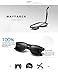 LUENX Mens Polarized Sunglasses for Womens UV 400 Protection Black Lens Matte Black Frame 54MM with Case