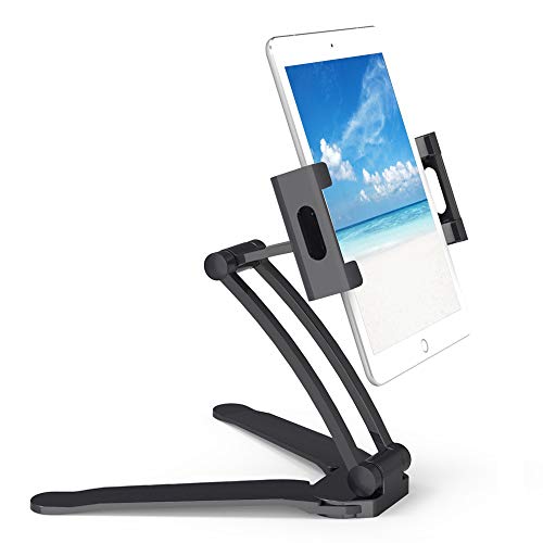 2 in 1 Wall Mount Tablet Holder Kitchen Desktop Stand for 4.7