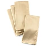 Straw Gold Cloth Napkin, Set of 12