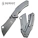 Blade Factory Buckshot 8 Inch Aircraft Grey Spring Assisted Thumb Open Pocket Cleaver Stainless Steel Blade Knife Tactical and Hunting | with Holt Multi Tool Key Chain