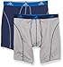 adidas Men's Sport Performance 2-Pack Midway, Night Indigo/Light Onix Light Onix/Night Indigo, X-Large