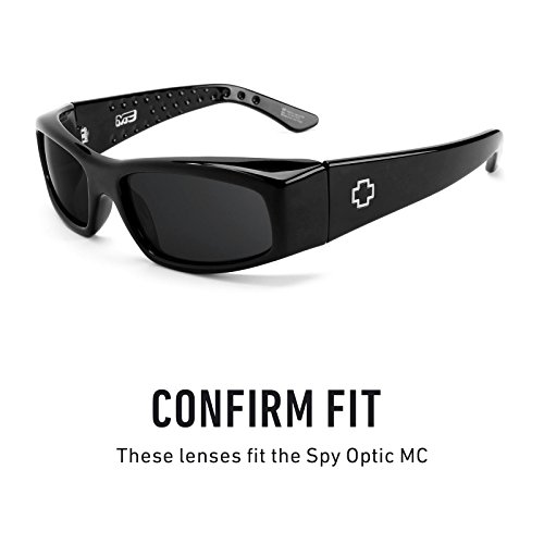Revant Replacement Lenses for Spy Optic MC Polarized Stealth Black