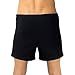 Cottonique Men's Drawstring Loose Boxer Shorts (L/XL, Black)