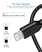 CHOETECH USB C to Lightning Cable [6.6Ft Apple MFi Certified] Compatible with iPhone 11/11 Pro/11 Pro Max/X/XS/XR/XS Max/8/8 Plus/iPad/AirPods Pro, Supports Power Delivery (Use with Type C Chargers)