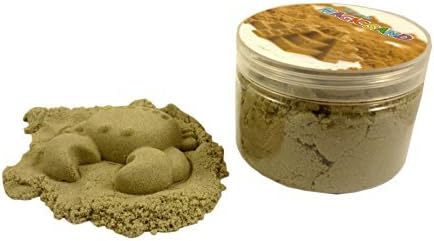 Magic Sand Refill - 250g- SAND COLOUR - Play Sand With No Mess! - Sculpture, Mold And Play!! by Magic Sand