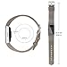 POY For Fitbit Charge 2 Wristband, Adjustable Genuine Leather Replacement Bands for Fitbit Charge 2 Matte Gray