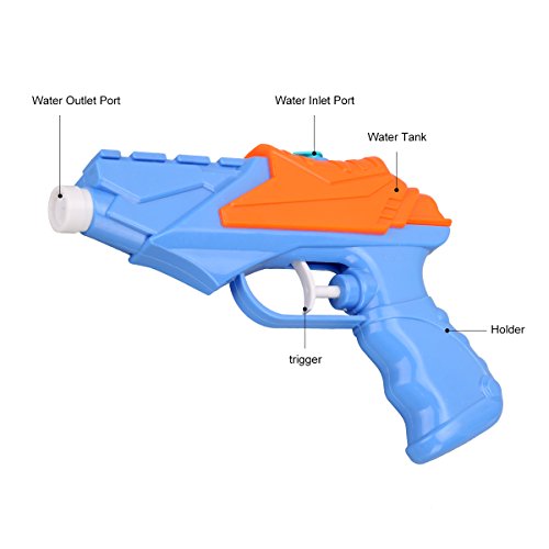 Sotodik 3PCS Water Guns Super Soaker Gun Large Capacity Summer Beach Toys Water Pistol for Kids Best Swimming Beach Games