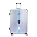 Hibate TSA Lock Travel Luggage Strap Suitcase Belts - Blue, Pack of 2
