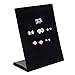 Valdler Earring Holder Velvet Fabric Display Holder Organizer Jewelry Displays 30 Pairs Black