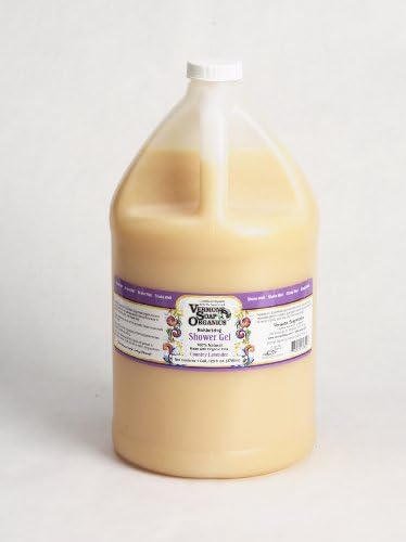 Vermont Soap Organics - High Moisturizing Country Lavender Bath and Shower Gel Gallon Refill