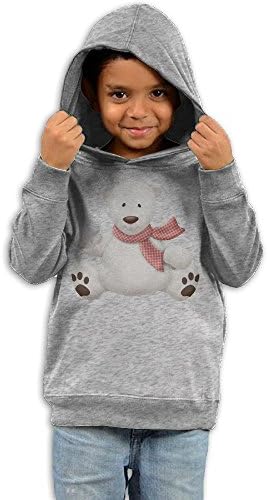 Youth meet The Polar Bear Climbing Shirt Thermal Novelty Boys Pullover Hoodie Sweatshirt Ash 2 Toddler