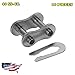 Jeremywell 40SS Stainless Steel Roller Chain Connecting Link (10PCS)